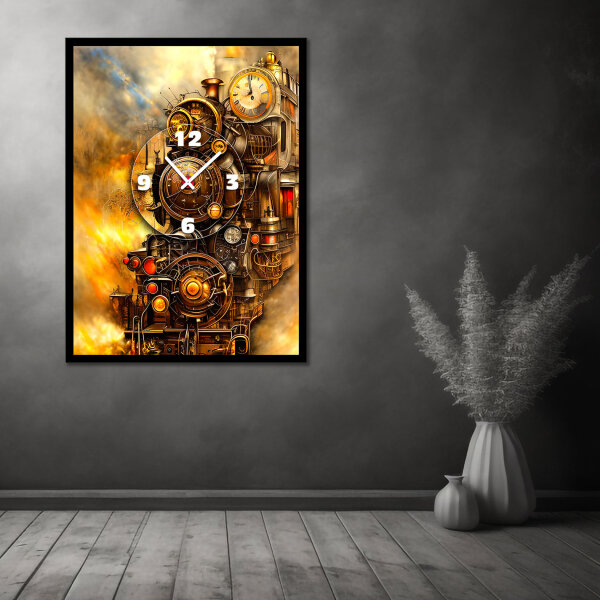 Steampunk-Lokomotive - 123ART