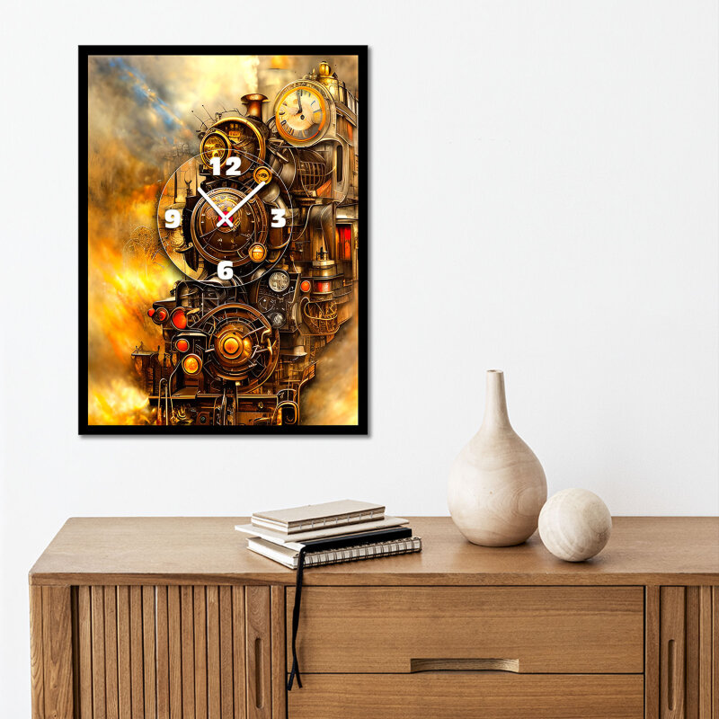 Steampunk-Lokomotive - 123ART