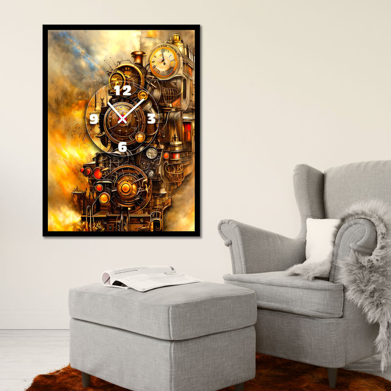 Steampunk-Lokomotive - 123ART