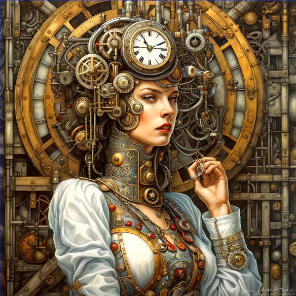 Steampunk - Wandbild-Zauber: 123ART  phantastische Kunstwerke