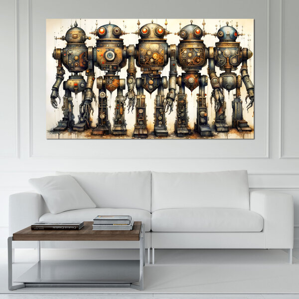 ROBO Team - Steampunk-Kunst Einzigartige Ästhetik für Liebhaber des Besonderen