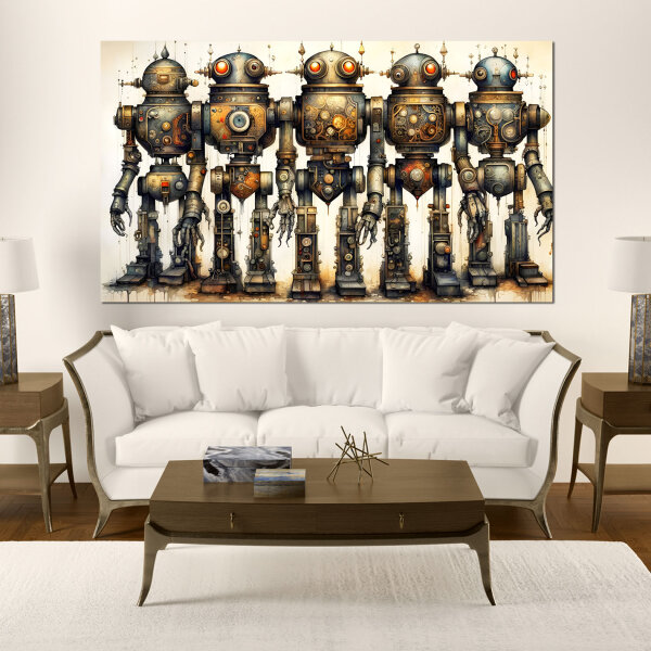 ROBO Team - Steampunk-Kunst Einzigartige Ästhetik für Liebhaber des Besonderen