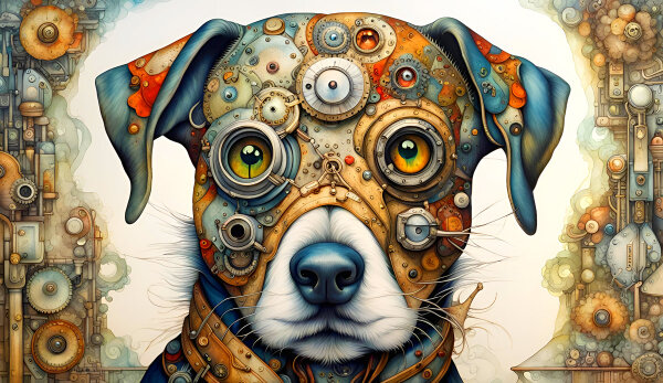 Super Dog - Phantastische Designs  Kunstwerke, die Ihre Fantasie beflügeln