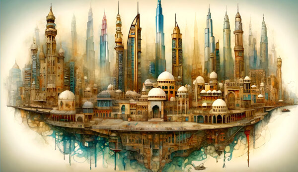 My Dubai - Kunstvolle Wandbilder: Ein Blickfang mit...