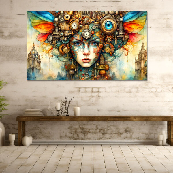 Steampunk Head - Stilvolle Designs: Geile Wandbilder...