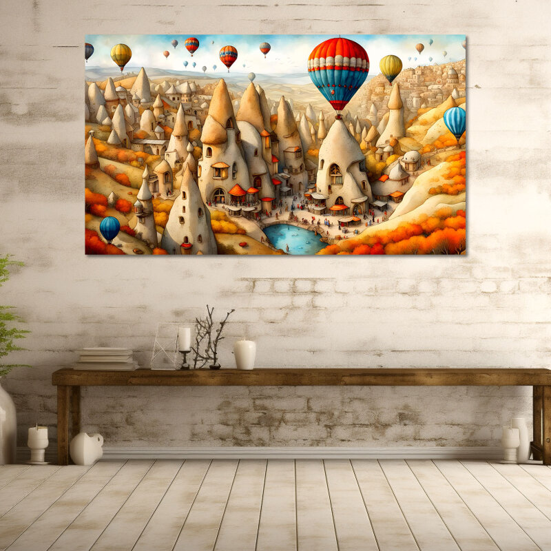 Kapadfokien 2 - Kunstvolle Wanddekorationen: Ein Hauch von Positivität