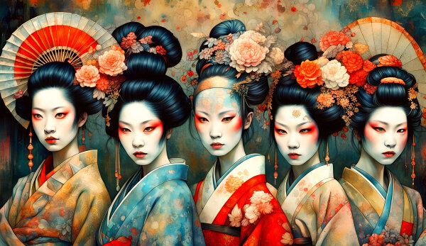 Geishas in Love - Kunst als Geschenk: Unfassbar...