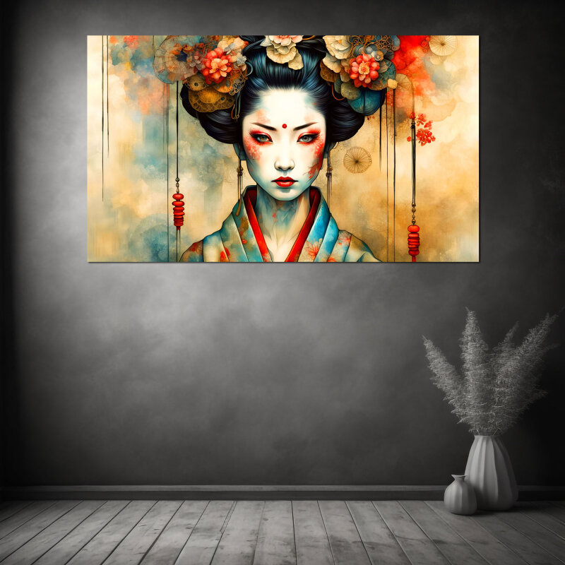 Geheimnissvolle Geisha - Unfassbare Designs: Positiver Einfluss auf Ihr Raumambiente