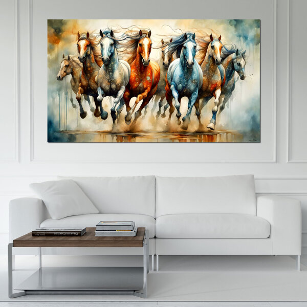 Running Horses - Geile Wandbilder: Unfassbare Kunst für Ihr Zuhause