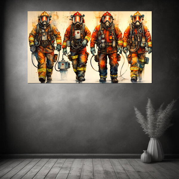 Firefighter - Einzigartige Wanddekoration: Stilvolle...