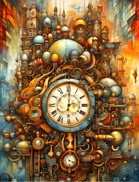 Zeit für Zeit - 123ART Wandbilder mit einer Prise Phantasie
