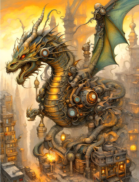 Drag Dragon - 123ART Wandbilder – Genial gestaltet...