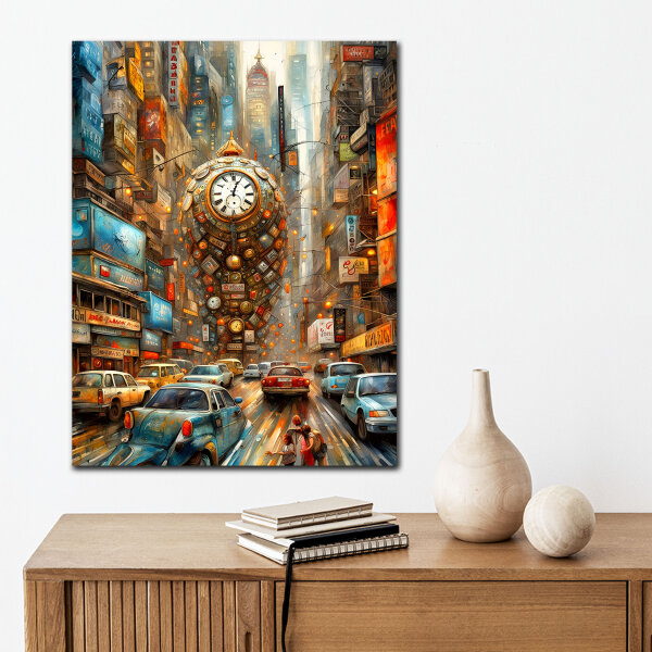 City Steampunk 2075 - 123ART Wandbilder – Geil,...