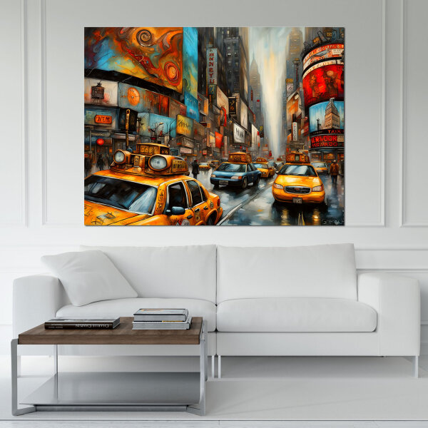 New York Taxi - Einzigartige Wanddekoration: Individuelle...