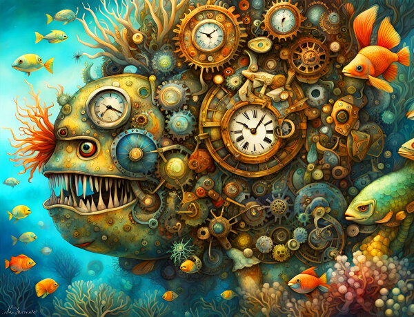 Steampunk Guppi - Phantastische Designs: Kunstwerke, die...