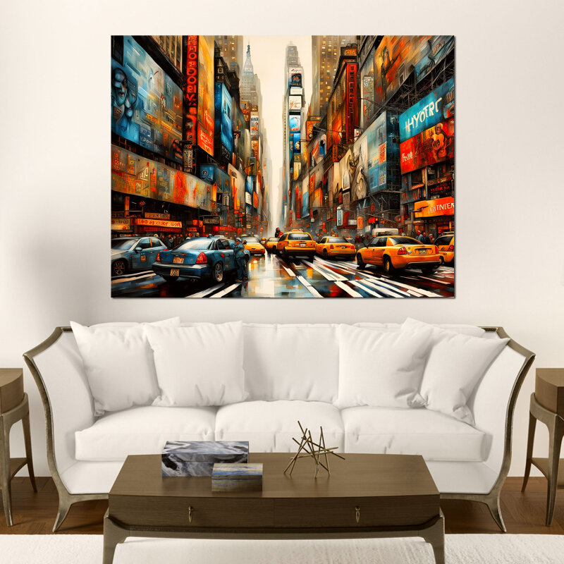 New York Traffic - Fantastische Designs: Kunstwerke, die Ihre Sinne verzaubern von 123ART