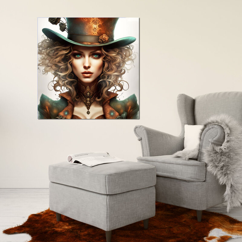 Steampunk - 123ART: Wandbilder, die den Geist erwecken 70cm x 70cm