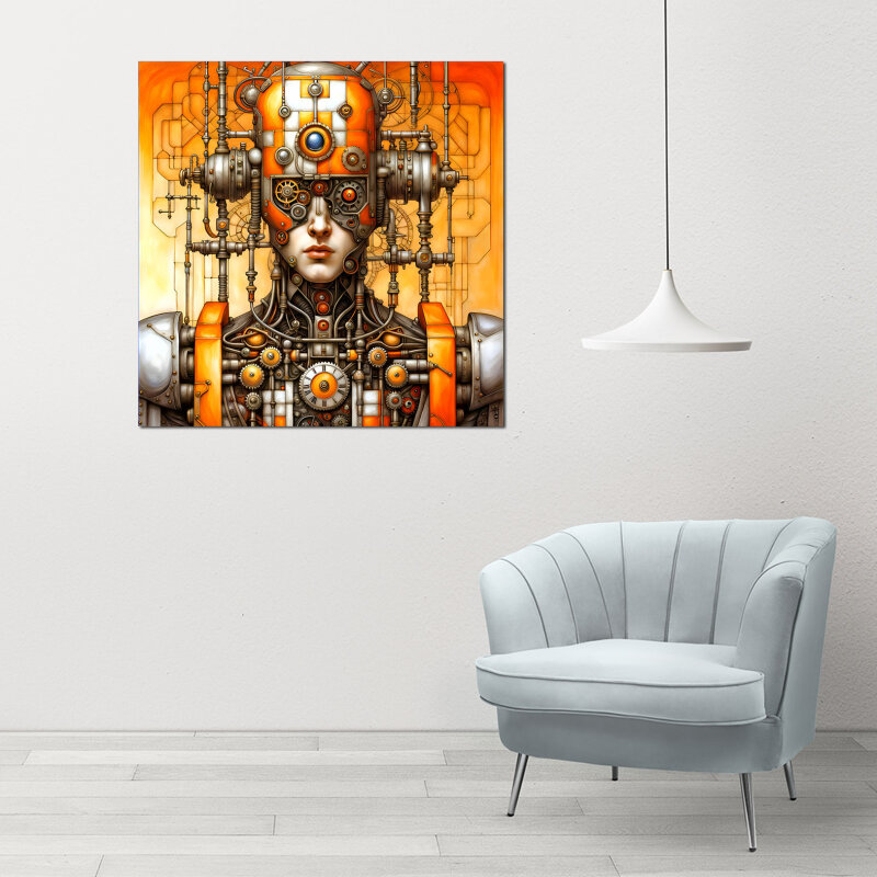 Roboter auf Leinwand ab 50cm x 50cm absoluter Eye Catcher