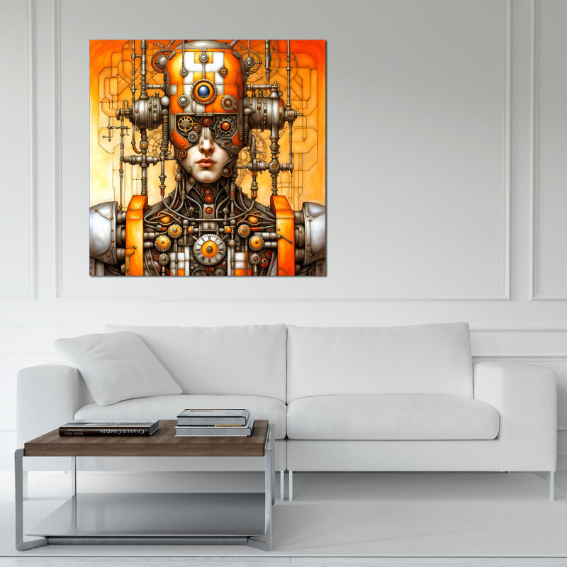 Roboter auf Leinwand ab 50cm x 50cm absoluter Eye Catcher