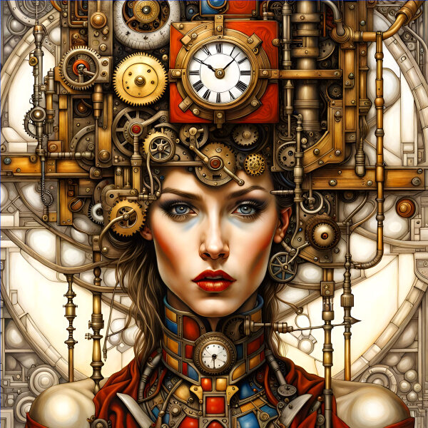 Clock-Queen - Geniale Wanddeko, die spricht: 123ART’s Wandbild-Kollektion