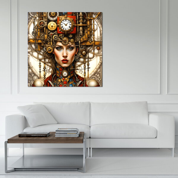 Clock-Queen - Geniale Wanddeko, die spricht: 123ART’s Wandbild-Kollektion