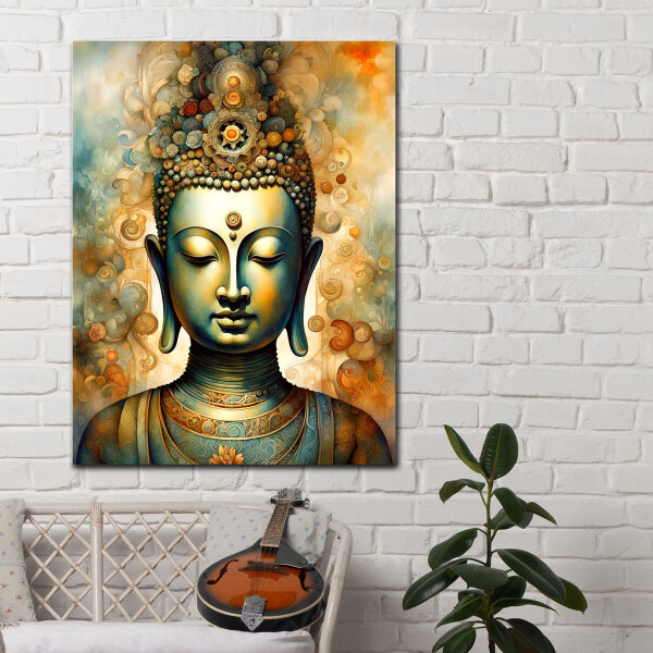 Buddha in Love - Wandbilder, die Ihre Welt verändern – 123ART