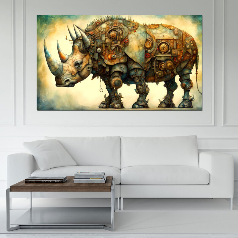 Rhino Power - Einzigartige Geschenkideen: Persönliche Präsente für besondere Menschen 50cm x 100cm